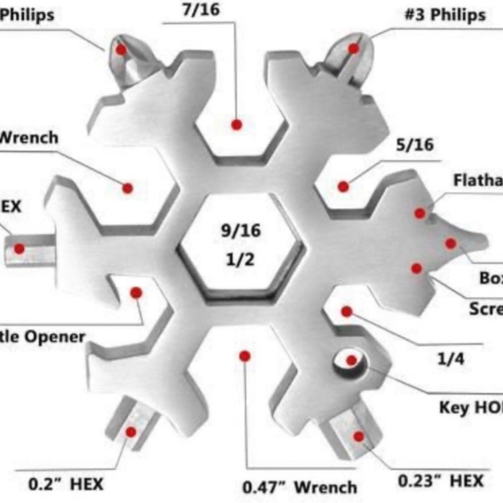 multi-tool snowflake - Picture 2 of 2
